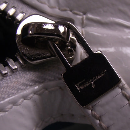 FASHIONPHILE SALVATOREFERRAGAMOPatentToteWhite 12 of 12