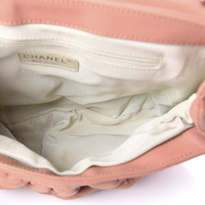 Chanel Washed Lambskin Quilted Medium Chain Around Flap Pink 5 of 11