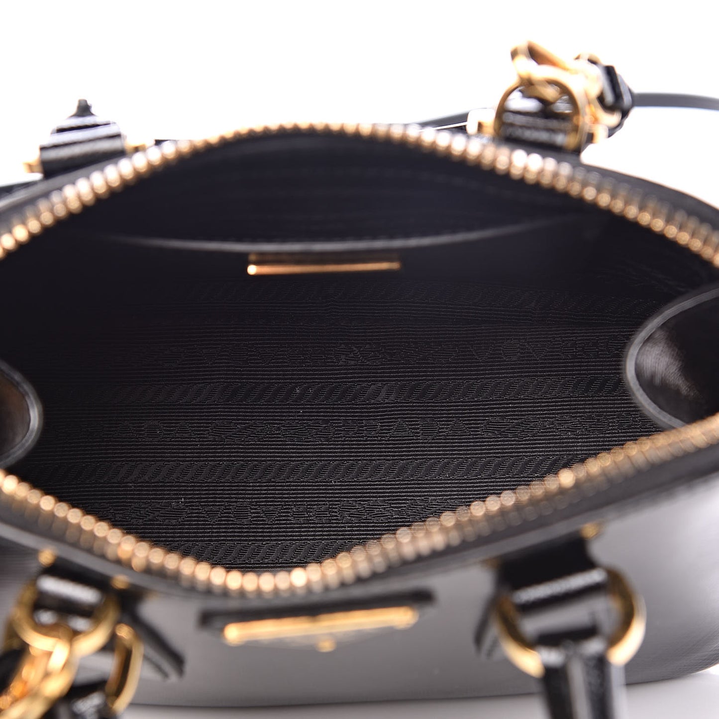 Saffiano Vernice Mini Promenade Tote Black