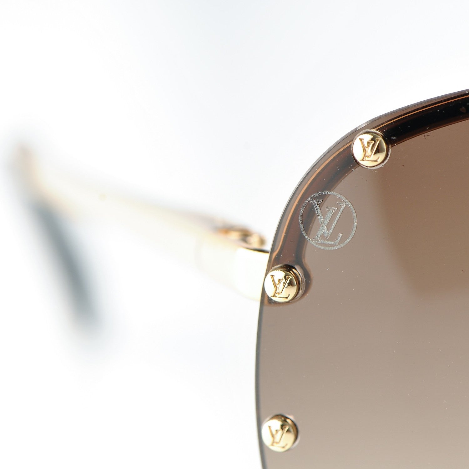 Louis Vuitton The Party Aviator Gradient Sunglasses Z0914U Brown 7 of 7
