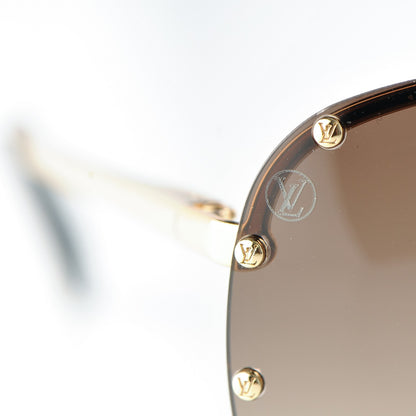 Louis Vuitton The Party Aviator Gradient Sunglasses Z0914U Brown 7 of 7