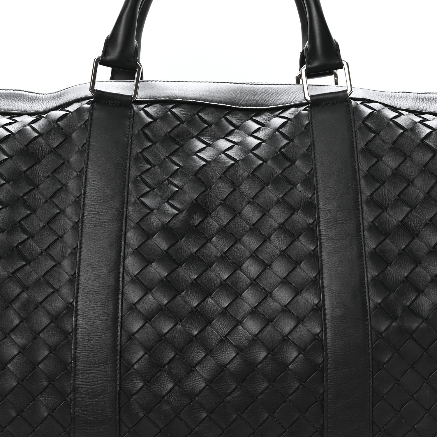 Bottega Veneta Nappa Intrecciato Weekend Bag Black 8 of 10