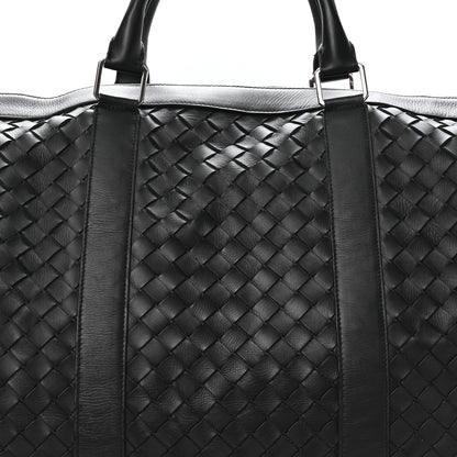 Bottega Veneta Nappa Intrecciato Weekend Bag Black 8 of 10