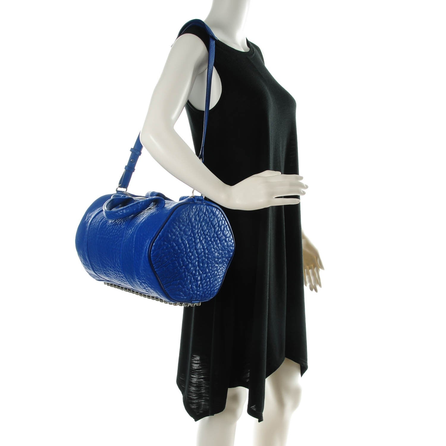 Alexander Wang Pebbled Lambskin Rocco Royal Blue 2 of 7