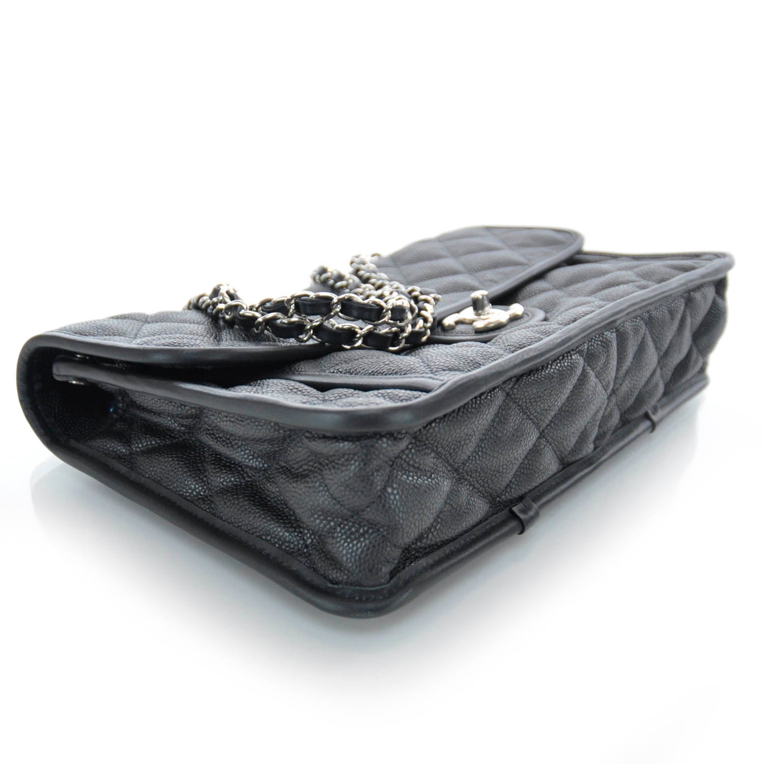 Chanel Caviar French Riviera Flap Black 4 of 10