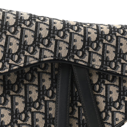 Christian Dior Oblique Saddle Bag Blue 7 of 9