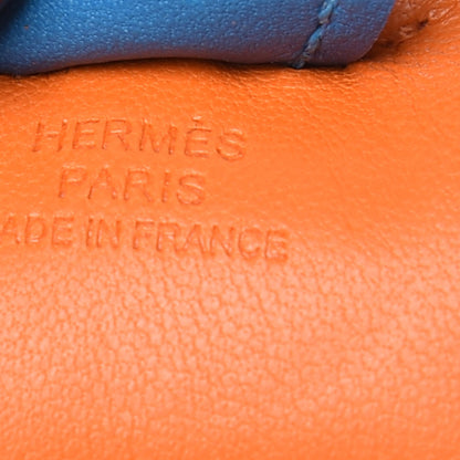 Hermes Milo Lambskin Grigri Rodeo Horse Bag Charm PM Orange Bleu Zanzibar Rose Azalee 4 of 5