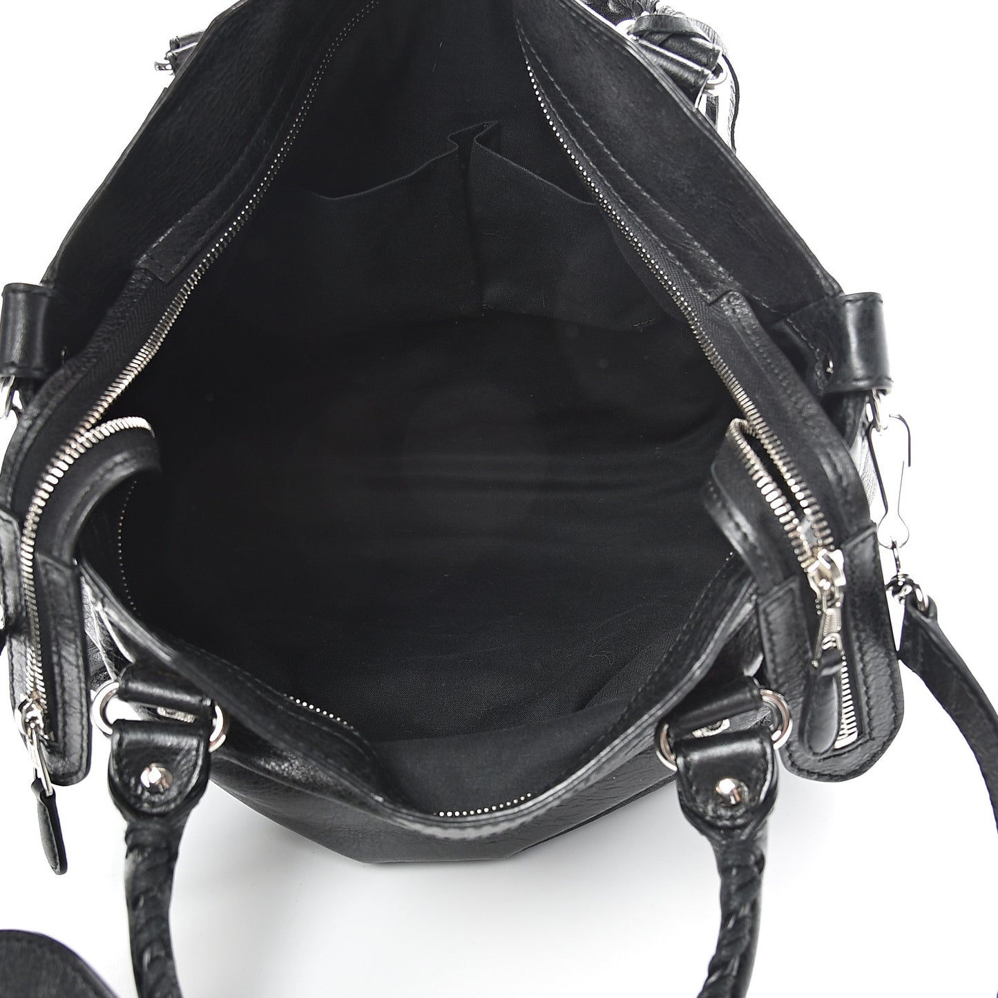 Agneau Giant 12 Silver Hardware Velo Black