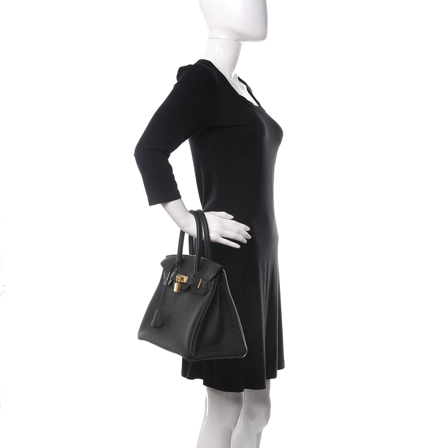 Hermes Togo Birkin 30 Black 2 of 12