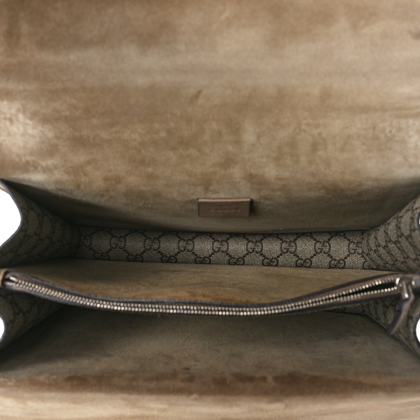 GG Supreme Monogram Medium Dionysus Shoulder Bag Taupe