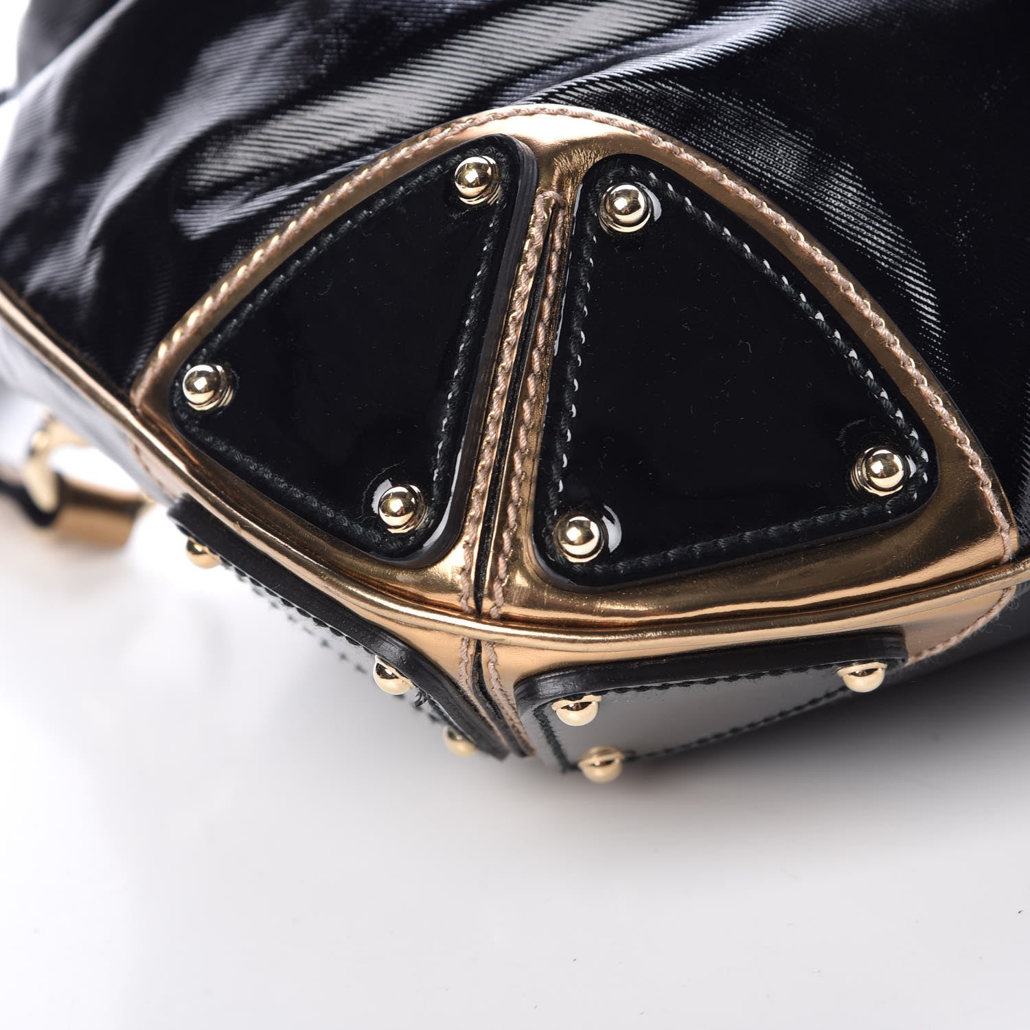 Gucci Coated Canvas Medium Indy Top Handle Hobo Black 9 of 12