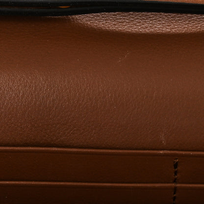 Burberry Calfskin Horseferry Check Henley Wallet On Chain Tan 10 of 13