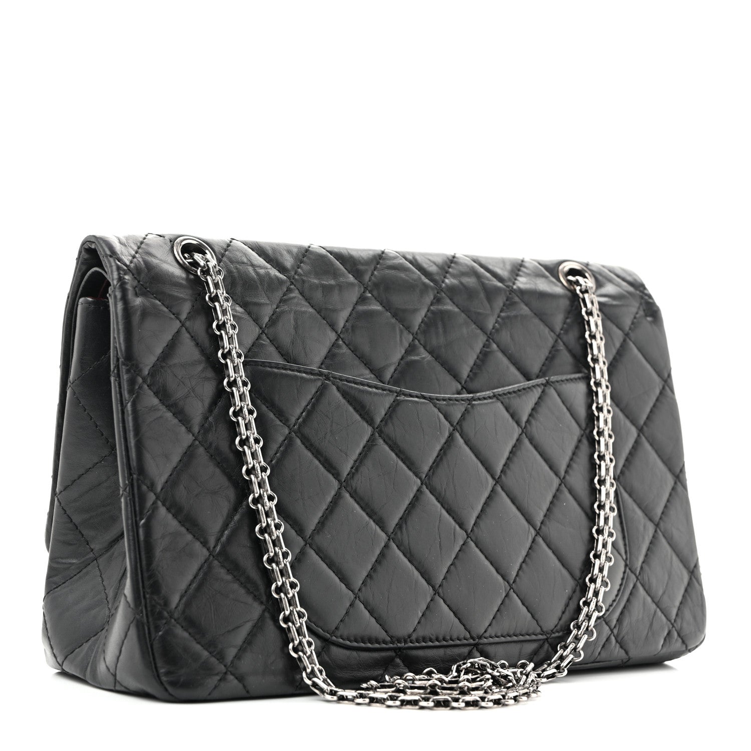 Chanel Aged Calfskin Quilted 2.55 Reissue 227 Flap Black 3 of 11