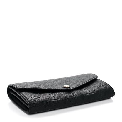 Louis Vuitton Empreinte Sarah Wallet NM Black 4 of 11