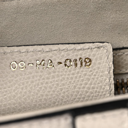 Christian Dior Grained Calfskin Saddle Bag White 7 of 18