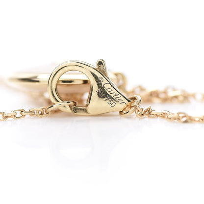 Cartier 18K Yellow Gold Diamond Mother of Pearl XS Amulette de Cartier Pendant Necklace 5 of 6