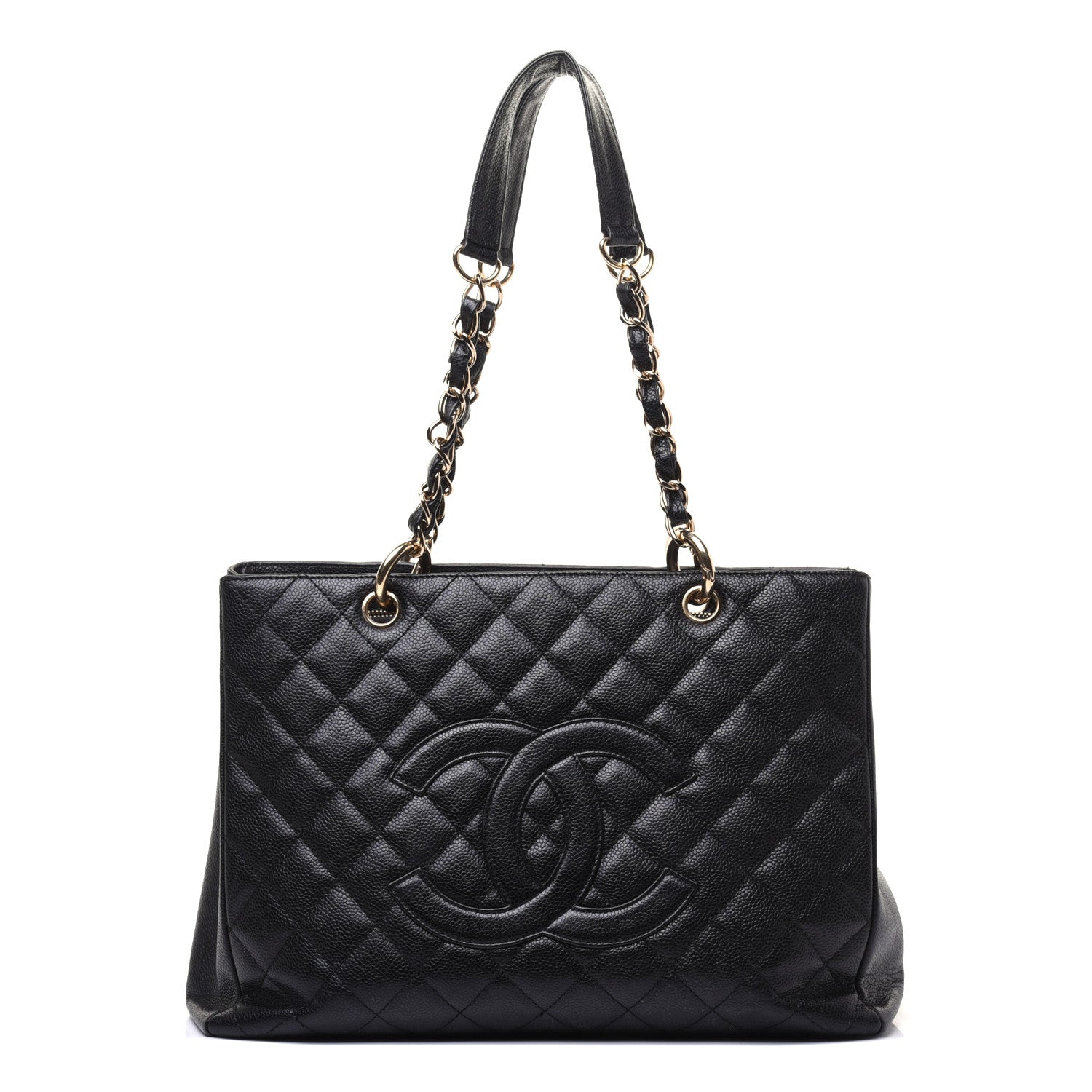 Chanel Caviar Quilted Grand Shopping Tote GST Black 1 of 18