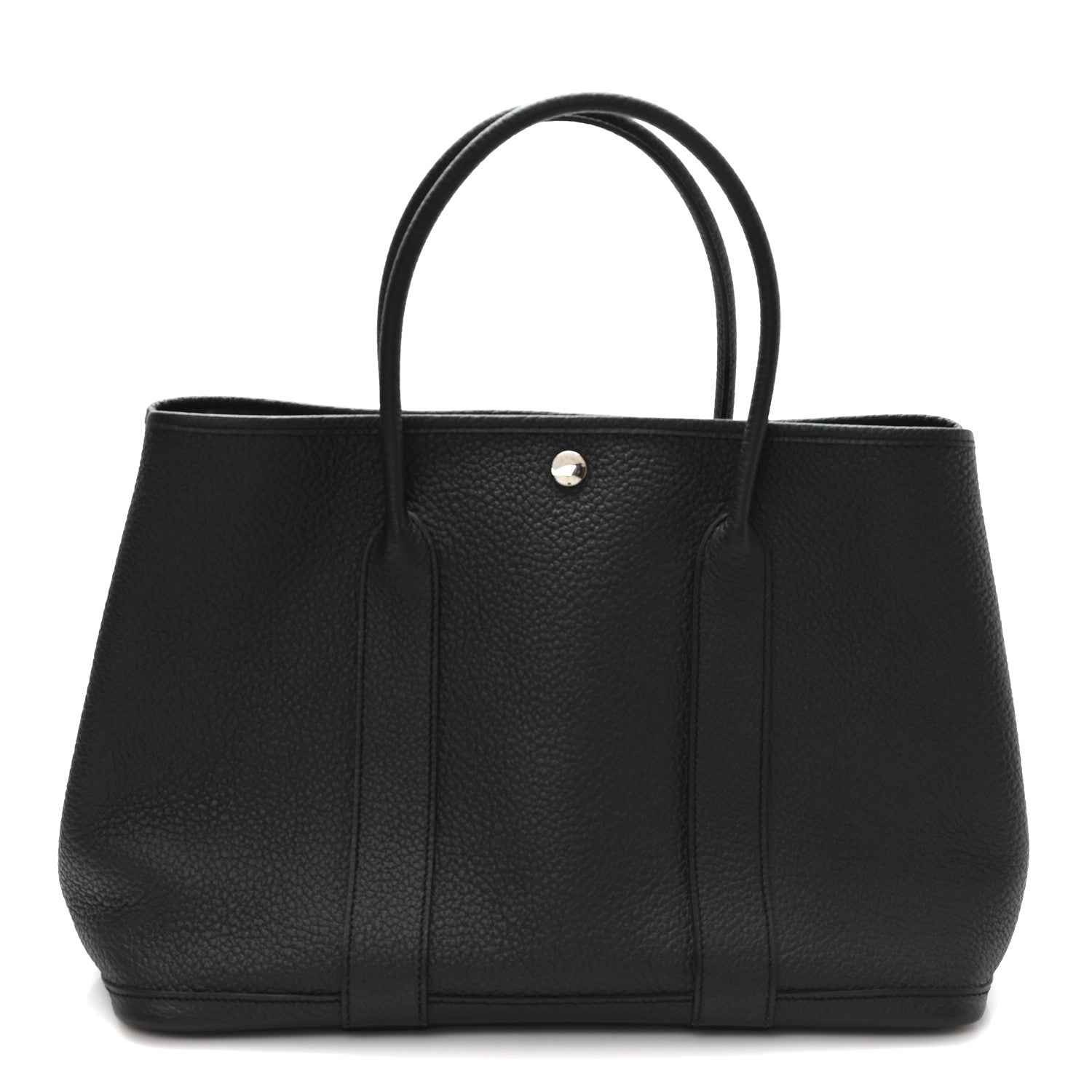 Hermes Negonda Garden Party Steeple Cadridge Tote 36 MM Black 7 of 9