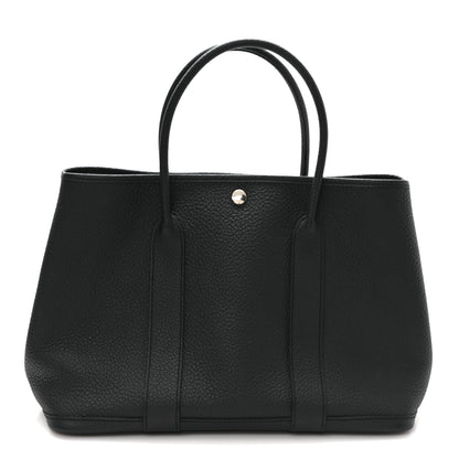 Hermes Negonda Garden Party Steeple Cadridge Tote 36 MM Black 7 of 9