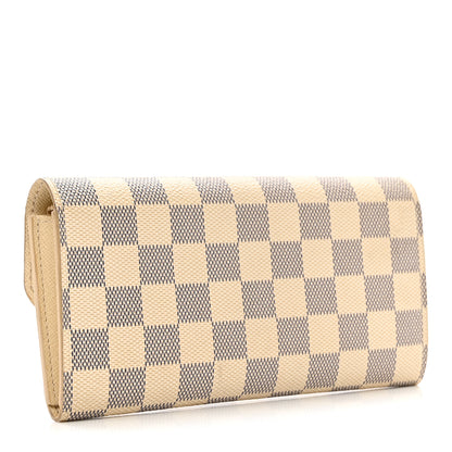 Louis Vuitton Damier Azur Emilie Wallet 2 of 6