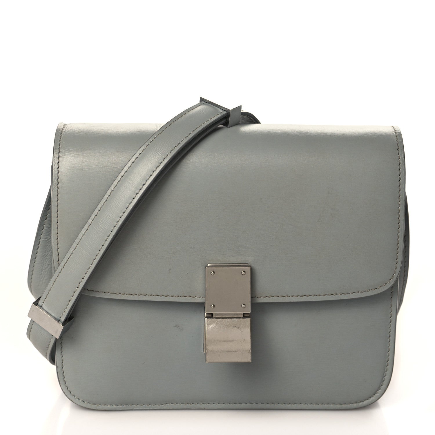 Celine Box Calfskin Teen Classic Box Flap Bag Frost 1 of 11