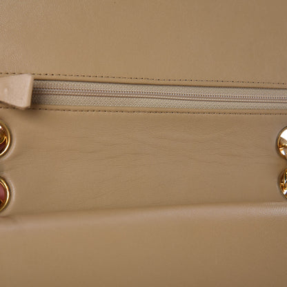 Chanel Lambskin Quilted Small Double Flap Beige 9 of 11