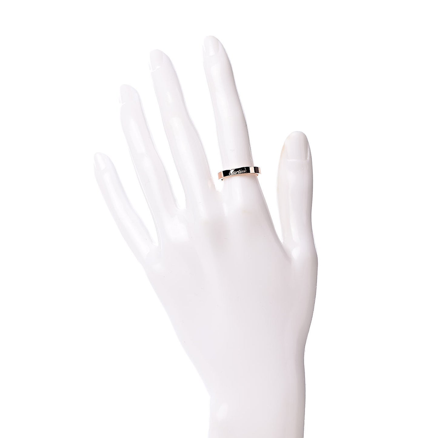 18K Pink Gold 3mm C De Wedding Band Ring 52 6