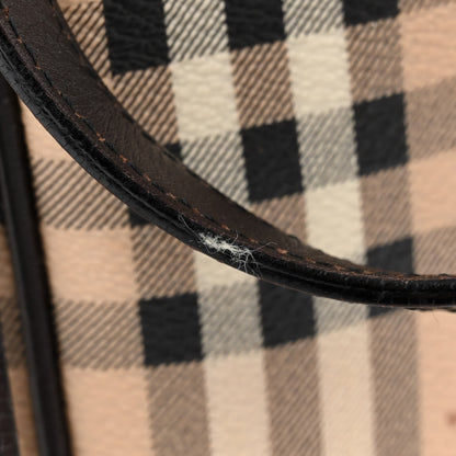 Burberry Haymarket Check Large Canterbury Tote Chocolate 14 of 17