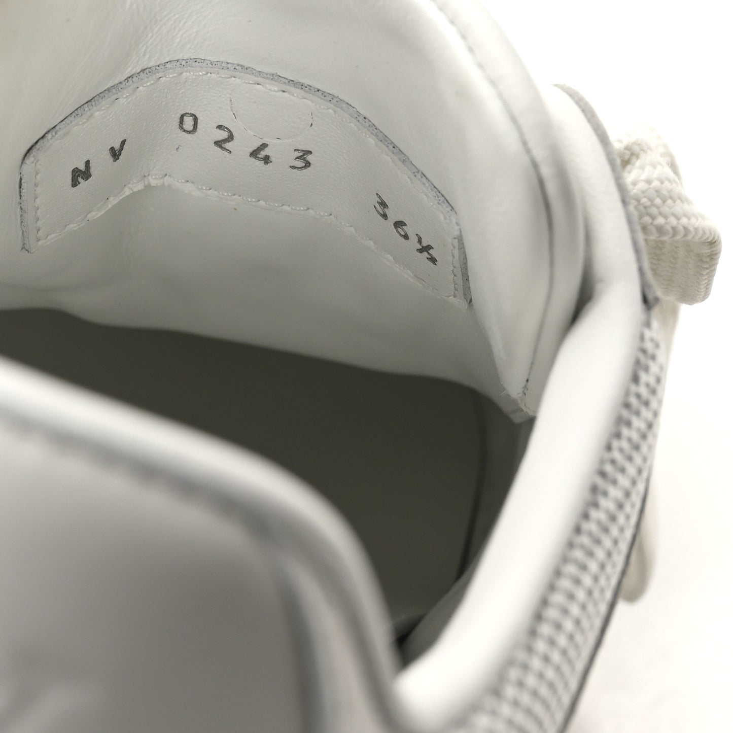 Suede Calfskin Monogram Embossed Time Out Sneakers 36.5 Vert D'eau