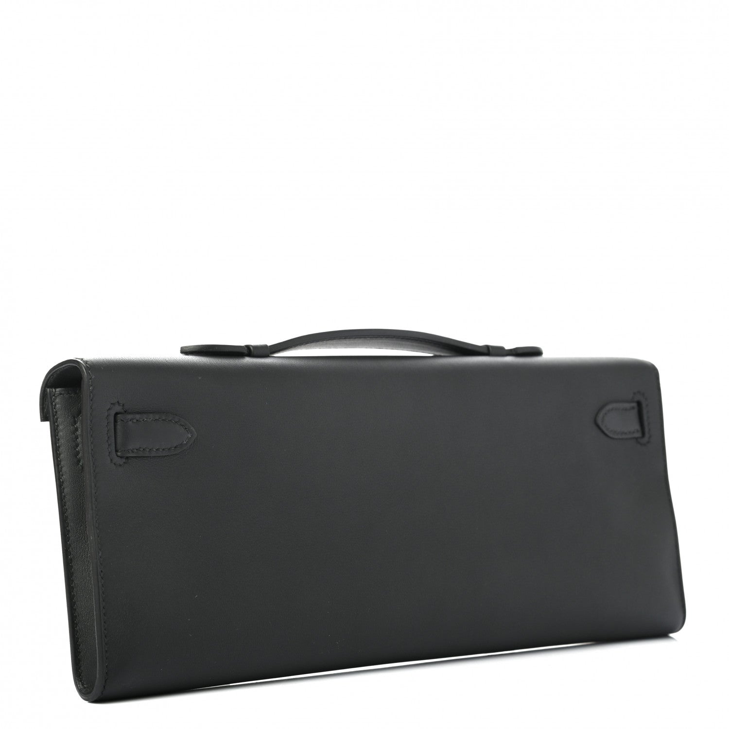 Hermes Swift Kelly Cut Clutch Pochette Black 3 of 6