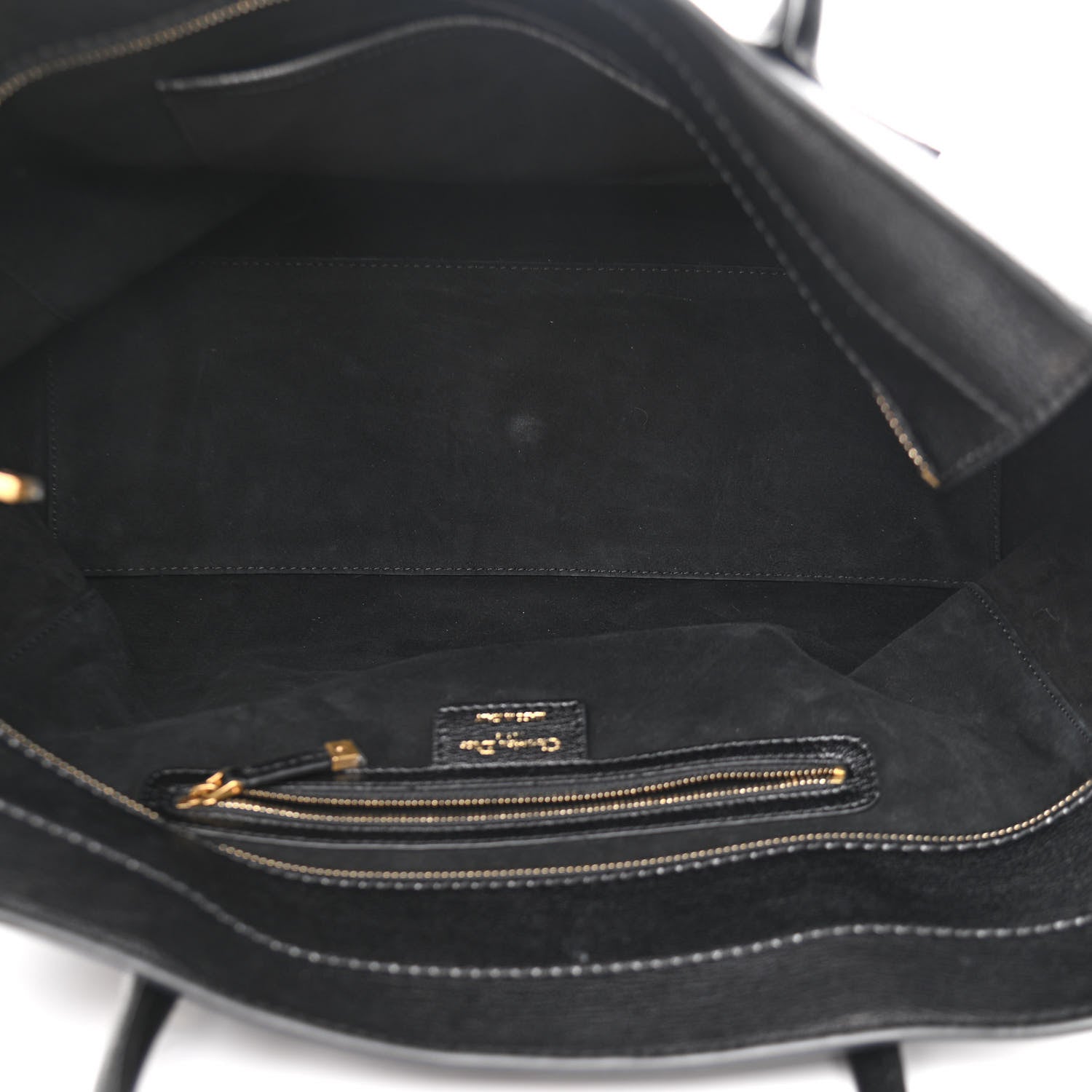 Christian Dior Goatskin DIORANGELES Tote Black 5 of 11
