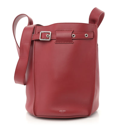 Celine Supple Grained Calfskin Big Bag Bucket Red 1 of 11
