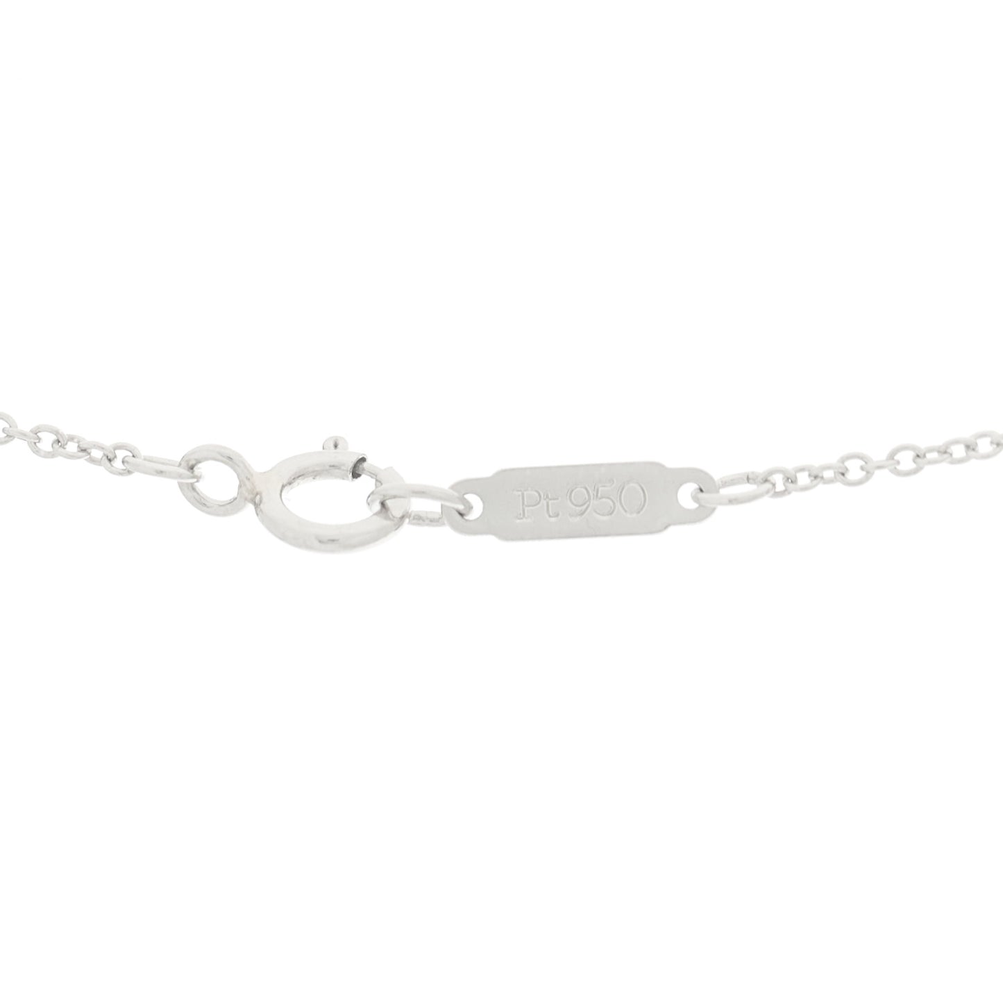 Platinum Diamond Mini Cross Pendant Necklace