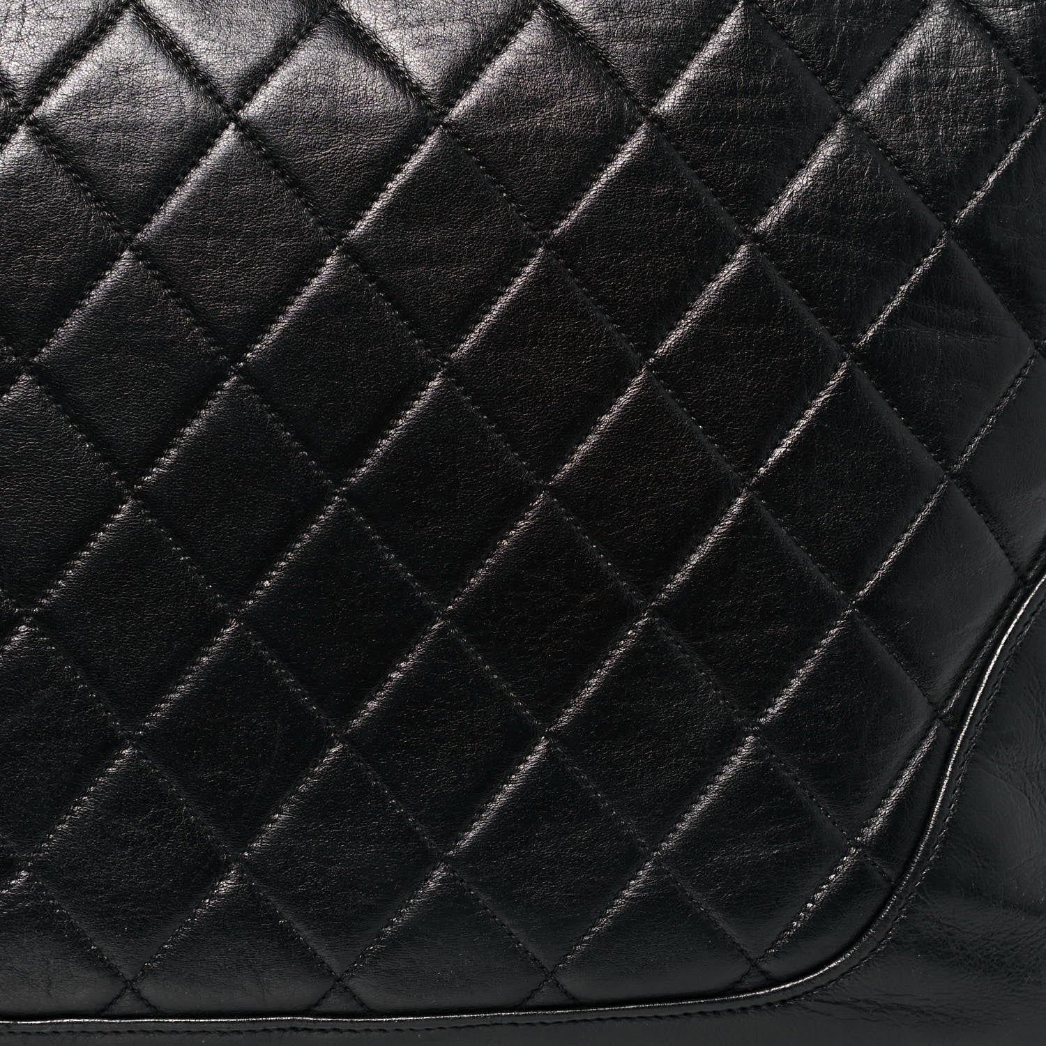Chanel Lambskin Quilted Hobo Black 7 of 18