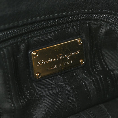 Salvatore Ferragamo Calfskin Tote Black 6 of 9