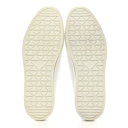 Prada Technical Nylon Triangle Logo Mens Slip On Sneakers 7 White 5 of 9