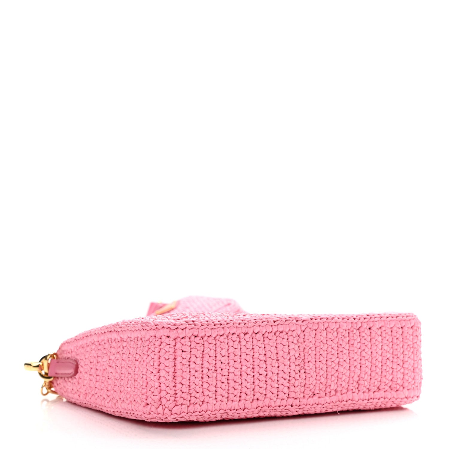 Prada Yarn Raffia Effect Crochet Re-Edition 2005 Shoulder Bag Petalo 4 of 6