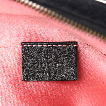 Gucci Velvet Matelasse GG Marmont Belt Bag 85 34 Black 6 of 11