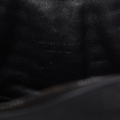 Saint Laurent Grain De Poudre Matelasse Monogram Mini Lou Camera Bag Black 9 of 10