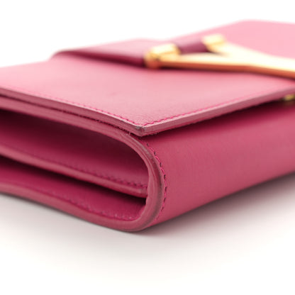 Saint Laurent Calfskin Small Classic Y Satchel Fuchsia 10 of 14