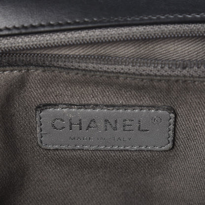 Chanel Lambskin Quilted Large Boy Flap Black 6 of 7