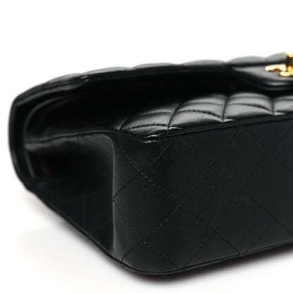 Chanel Lambskin Quilted Medium Double Flap Black 9 of 11