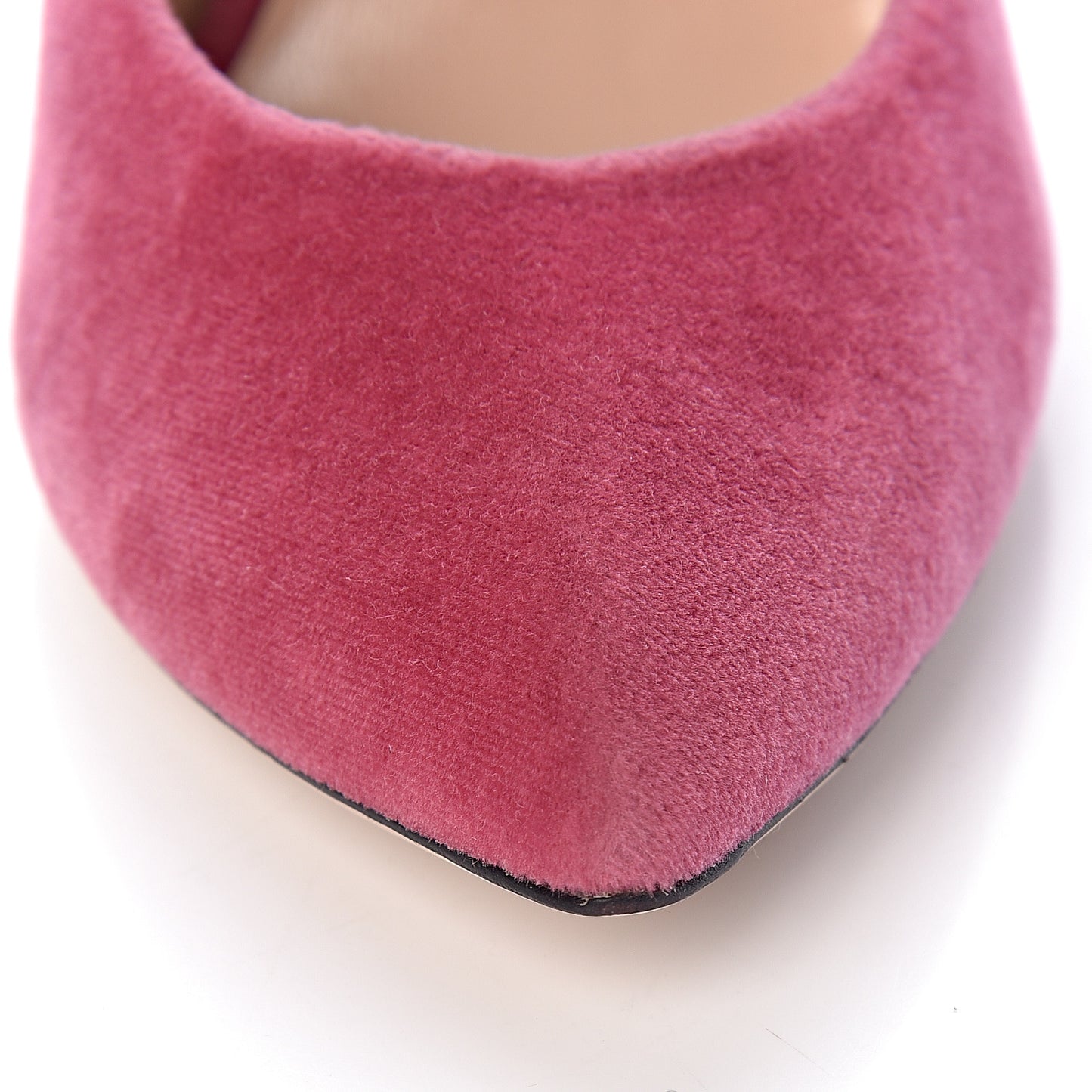 Velvet Removable Web Bow Pumps 38.5 Tibet Red