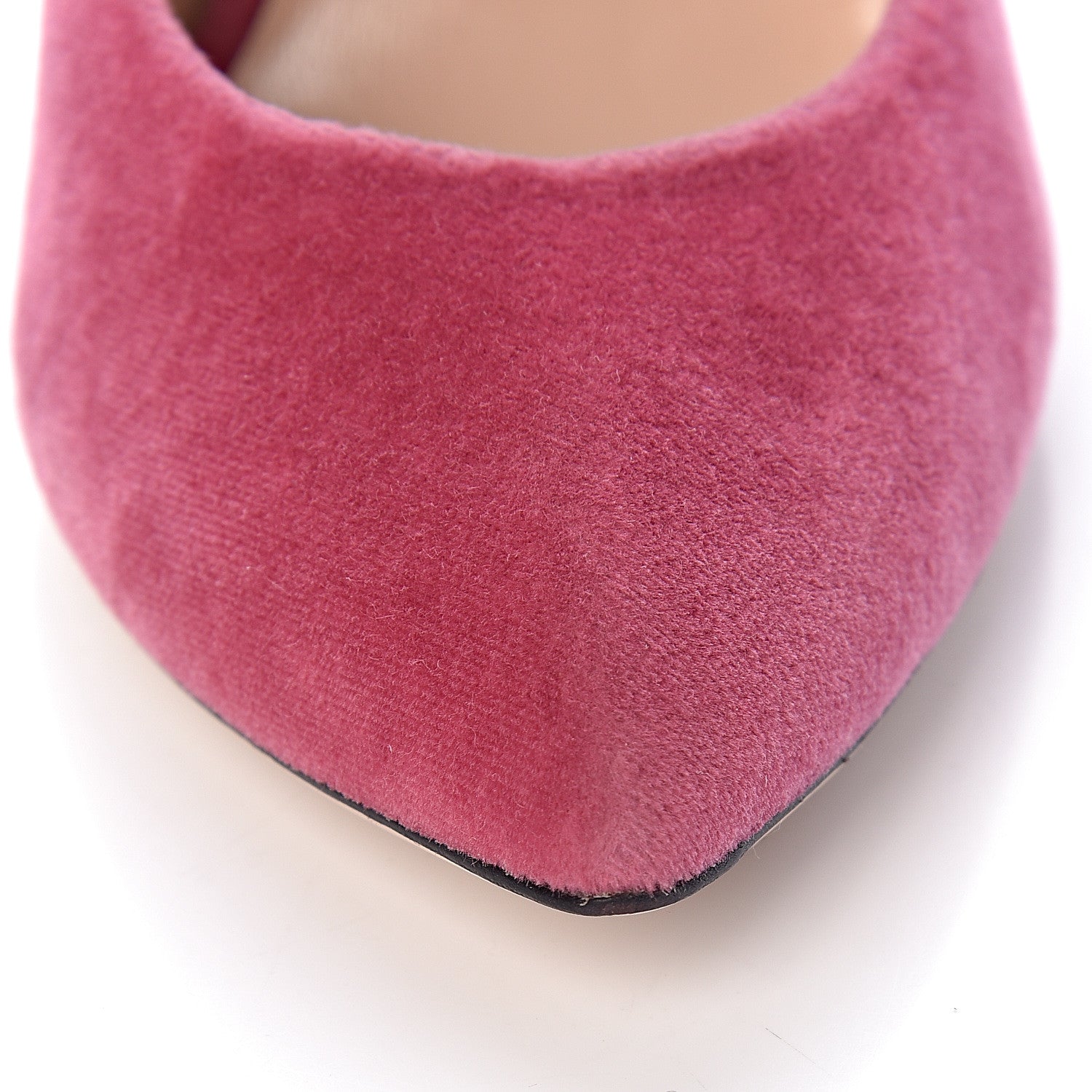 Gucci Velvet Removable Web Bow Pumps 38.5 Tibet Red 11 of 16