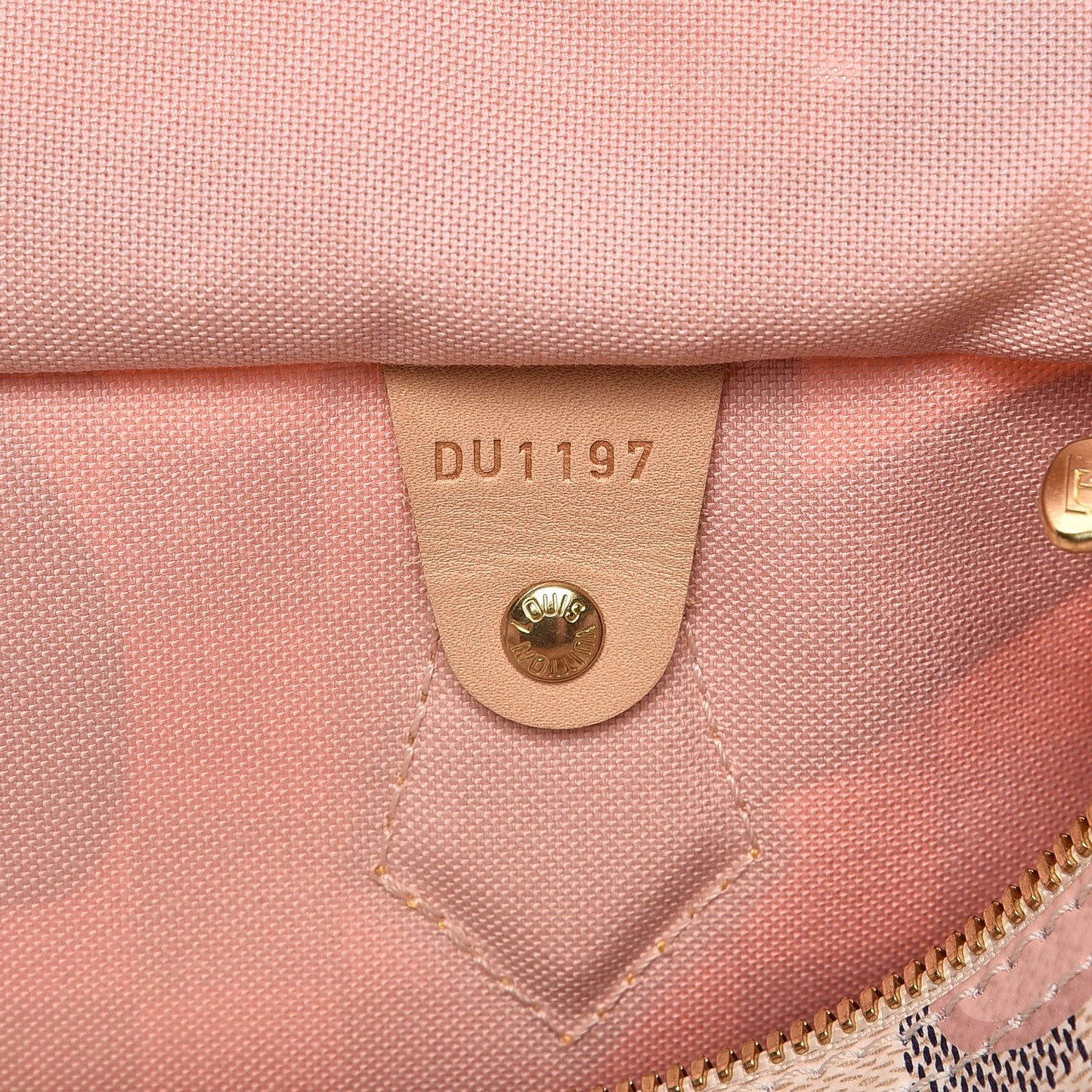 Damier Azur Tahitienne Speedy Bandouliere 30 Rose Ballerine