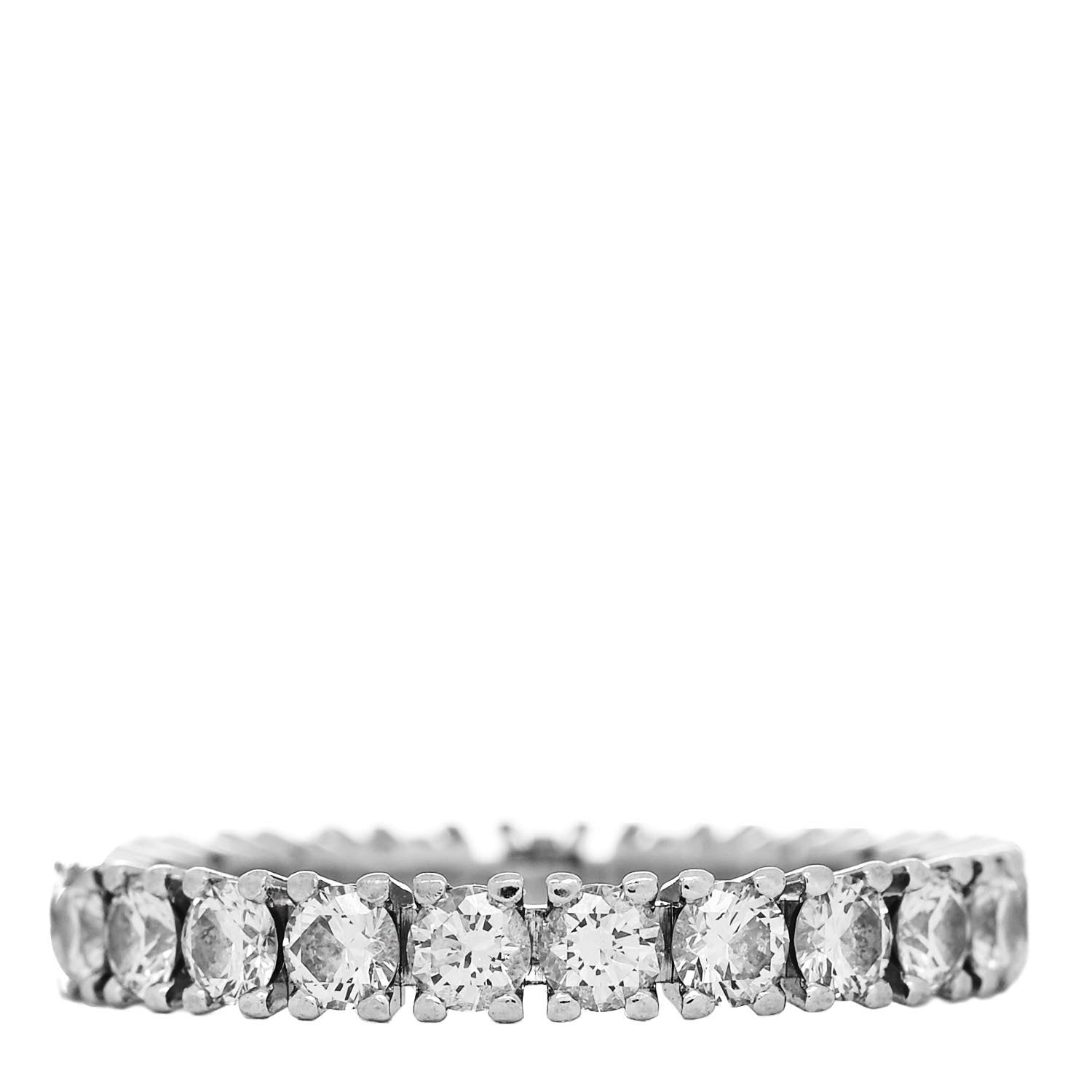 Cartier Platinum Diamond 1.52ct Destinee Wedding Band Ring 54 6.75 3 of 7