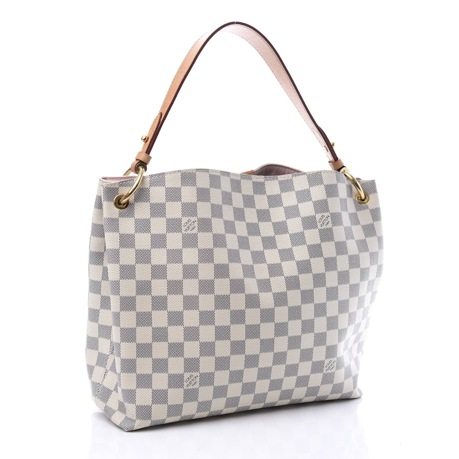 Louis Vuitton Damier Azur Graceful PM Rose Ballerine 2 of 10