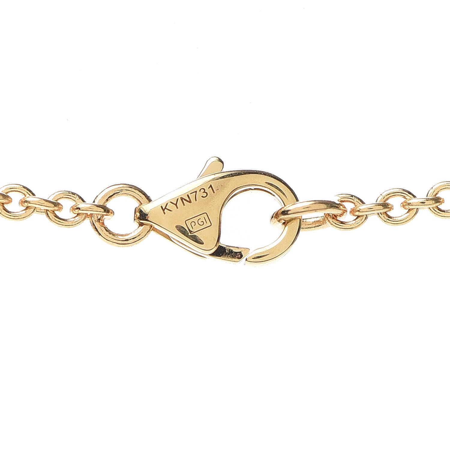 Cartier 18K Yellow Gold Interlocking LOVE Necklace 4 of 5