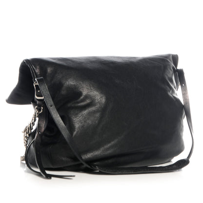 Jimmy Choo Biker Leather Large Crossbody Black 3 of 9