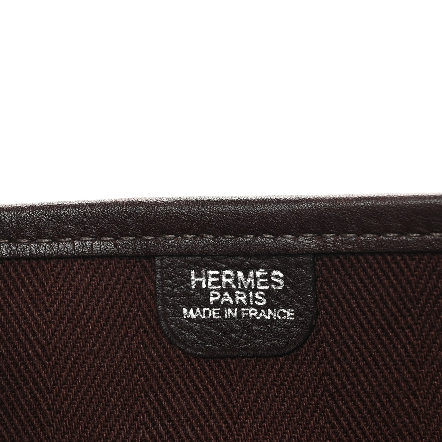 Hermes Toile Chevron Evergrain Evelyne PM Havane 6 of 10